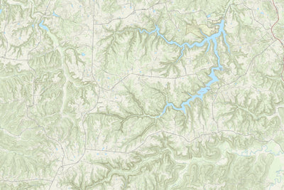 KyTopo (N21E13): Lake Malone, Kentucky - State Park Trails Edition Preview 1