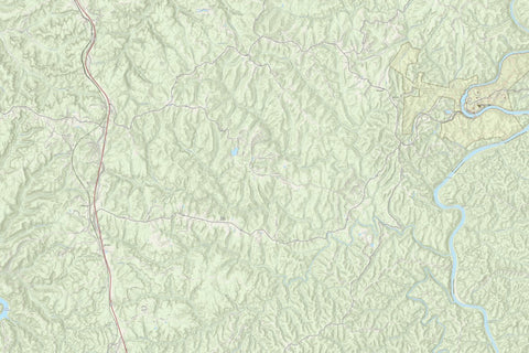 KyTopo (N23E26): Cumberland Falls, Kentucky - State Park Trails Edition Preview 1