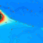 Дністровське водосховище (Стара Ушиця). Карта глибин. Preview 3