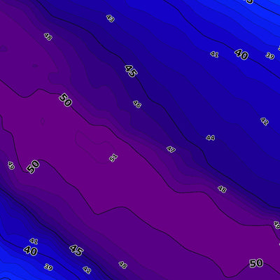 01. Дністровське водосховище (ГЕС, с. Наддністрянське). Карта глибин Preview 2