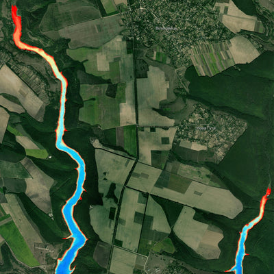 03. Дністровське водосховище (р. Калюс). Карта глибин Preview 1