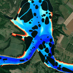 12. Дністровське водосховище (Бакота). Карта глибин Preview 1