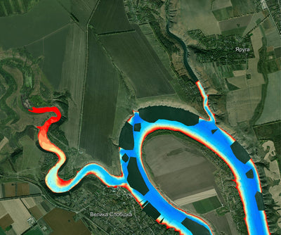 17. Дністровське водосховище (с. Макарівка). Карта глибин Preview 1