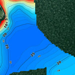 17. Дністровське водосховище (с. Макарівка). Карта глибин Preview 2