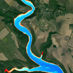 08. Дністровське водосховище (р. Ушиця, с. Вахнівці). Карта глибин Preview 1