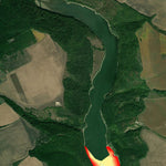 10. Дністровське водосховище (р. Ушиця, с Гута-Чугорська). Карта глибин Preview 1