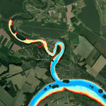 19. Дністровське водосховище (с. Устя). Карта глибин Preview 1