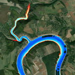 16. Дністровське водосховище (с. Врублівці). Карта глибин Preview 1