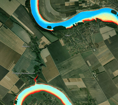 20. Дністровське водосховище (с. Сокіл). Карта глибин Preview 1