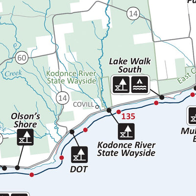 Lake Superior State Water Trail - Map 5 Grand Marais to Pigeon Point MNDNR Preview 3
