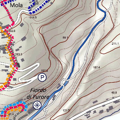 Furore hiking map 2023 Preview 3