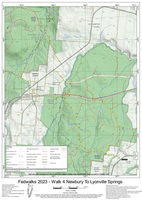 FedWalks 2023 Walk 4 Newbury to Lyonville Springs Preview 1