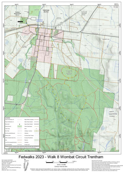 FedWalks 2023 Walk 8 Wombat Circuit Trentham Preview 1