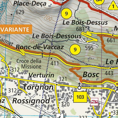 Alta Via 1 of the Aosta Valley (map #01) Preview 2