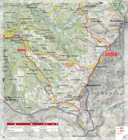 Alta Via 1 of the Aosta Valley (map #03) Preview 1