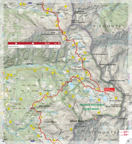 Alta Via 1 of the Aosta Valley (map #04) Preview 1