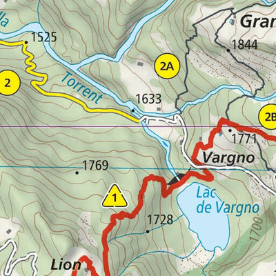 Alta Via 1 of the Aosta Valley (map #04) Preview 2