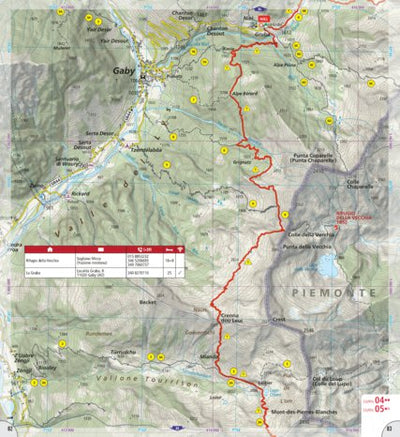 Alta Via 1 of the Aosta Valley (map #05) Preview 1
