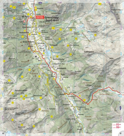 Alta Via 1 of the Aosta Valley (map #07) Preview 1