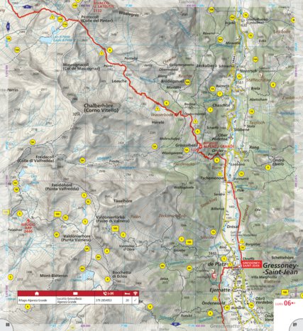 Alta Via 1 of the Aosta Valley (map #08) Preview 1