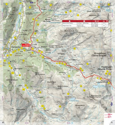 Alta Via 1 of the Aosta Valley (map #09) Preview 1