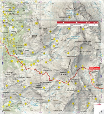 Alta Via 1 of the Aosta Valley (map #11) Preview 1