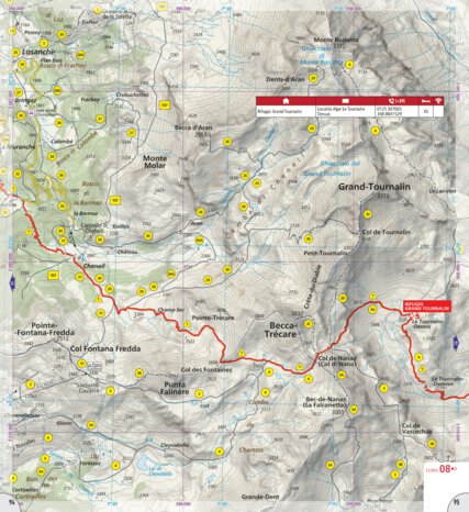 Alta Via 1 of the Aosta Valley (map #11) Preview 1