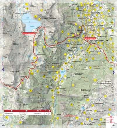 Alta Via 1 of the Aosta Valley (map #12) Preview 1