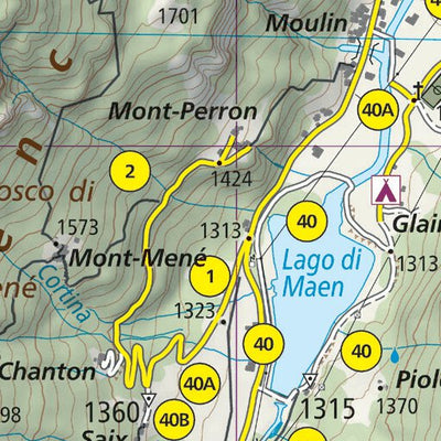 Alta Via 1 of the Aosta Valley (map #12) Preview 2