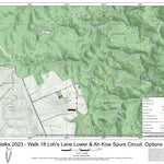 FedWalks 2023 Walk 18 Loh's Lane Lower Chadwick Track and Ah Kow Spurs Circuit Preview 1