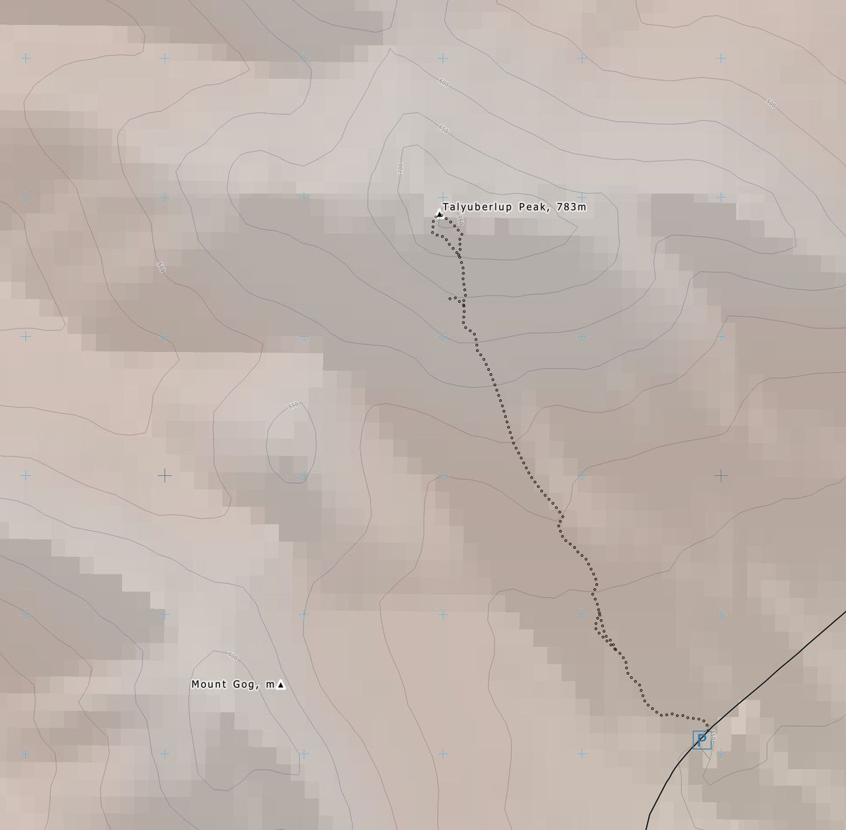 Stirling Ranges Topographical Map Stirling Range Natoinal Park (Australia) - Mount Magog and Talyuberlup ...