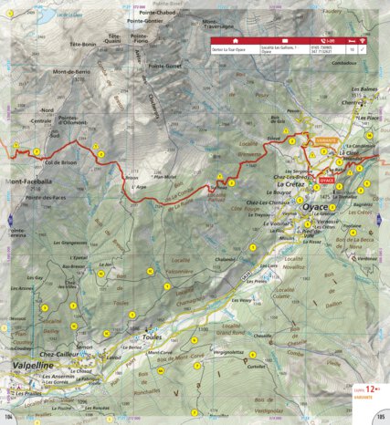 Alta Via 1 of the Aosta Valley (map #16) Preview 1