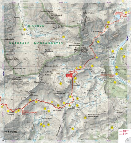 Alta Via 1 of the Aosta Valley (map #14) Preview 1