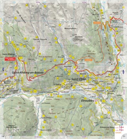 Alta Via 1 of the Aosta Valley (map #19) Preview 1
