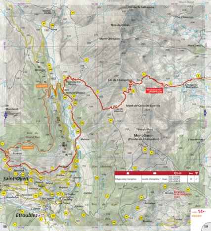 Alta Via 1 of the Aosta Valley (map #18) Preview 1