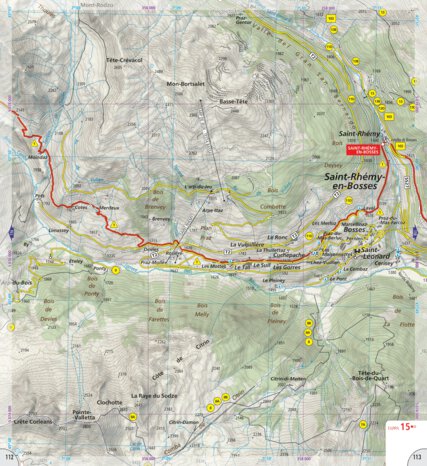 Alta Via 1 of the Aosta Valley (map #20) Preview 1