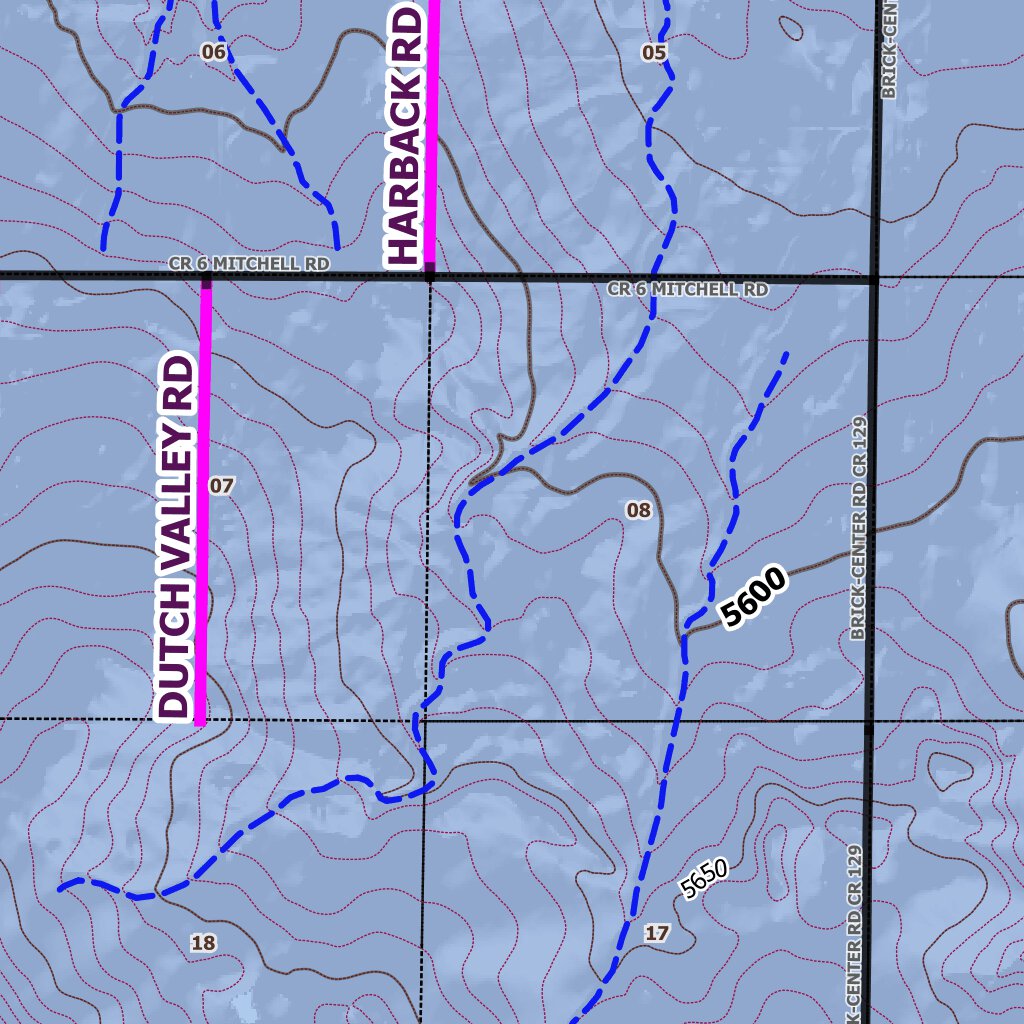 Denver East 100K Quadrangle Map for Exploration, updated September 2023 ...