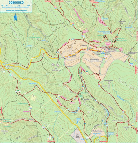 Dobogókő turistatérkép, tourist map Preview 1