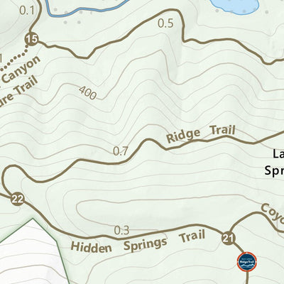 Santa Teresa County Park Guide Map Preview 2