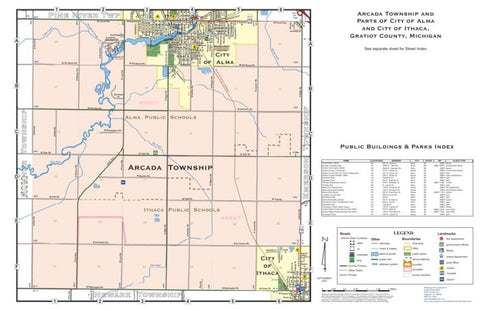 Arcada Township, Gratiot County, Michigan Preview 1