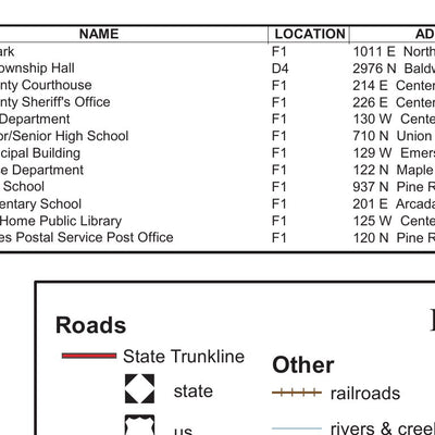 Emerson Township and part of City of Ithaca, Gratiot County, Michigan Preview 3