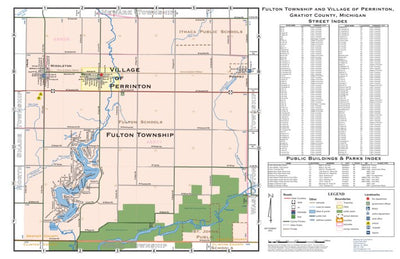 Fulton Township and Village of Perrinton, Gratiot County, Michigan Preview 1