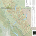 Glacier National Park Fishing Map Preview 1