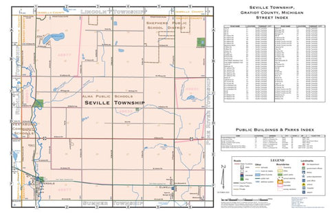 Seville Township, Gratiot County, Michigan Preview 1