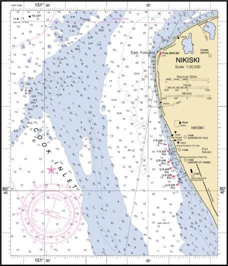 Nikiski Map by National Oceanographic & Atmospheric Administration ...