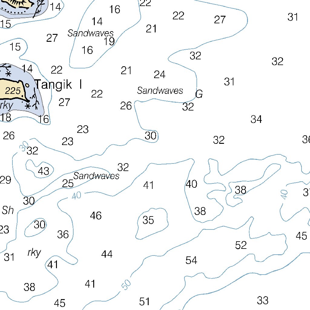 Krenitzin Islands Map by National Oceanographic & Atmospheric ...