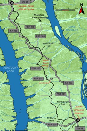 Land Between the Lakes: North/South Trail (South End) Preview 1