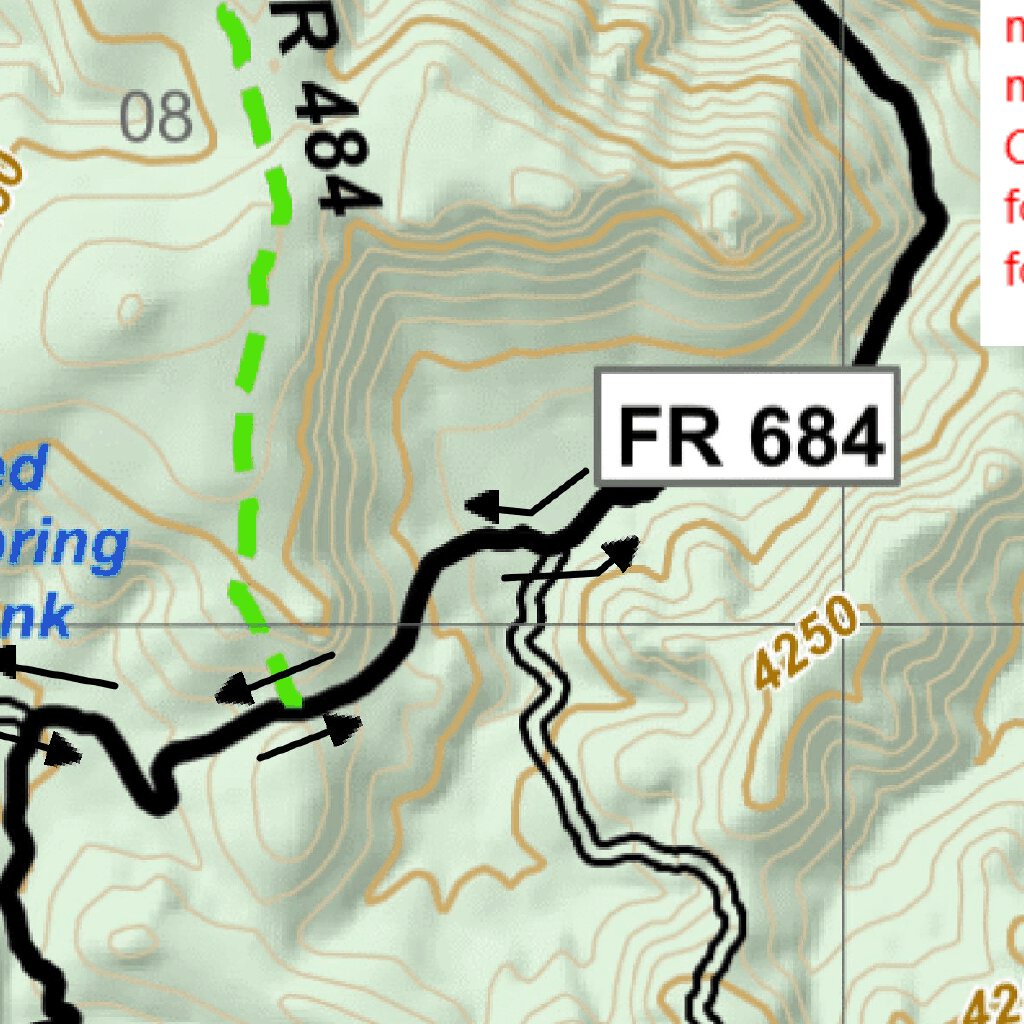 Red Spring Loop Map by Off Road Motorcycle Club | Avenza Maps