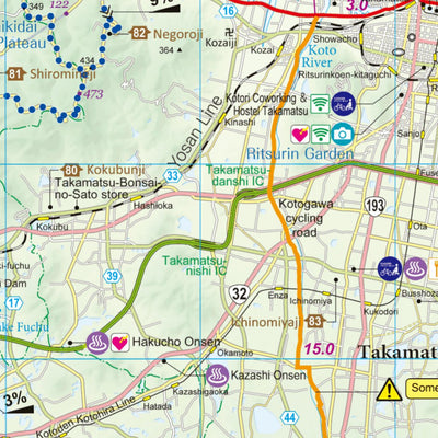 Cycling MAP Around Kagawa Prefecture Preview 2