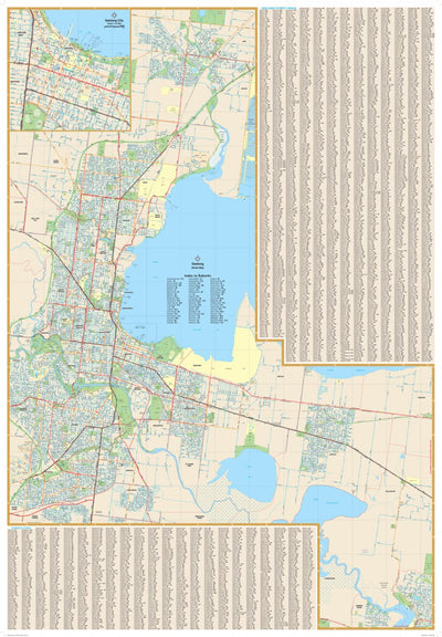 UBD-Gregory's Geelong Suburban Street map Preview 1